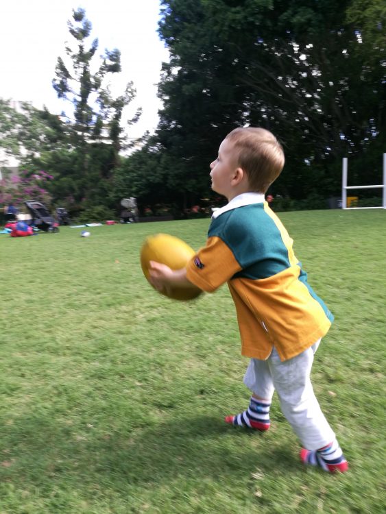 Little Days Out - Robert Ulysses Rugby catch