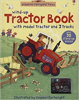 tractor wind up book fun interactive book toys for children